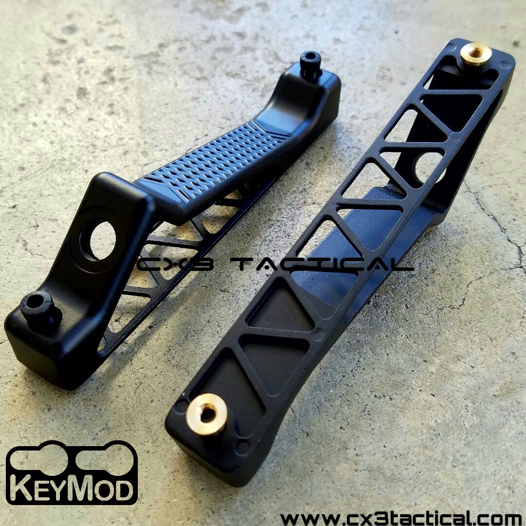 Keymod Angled Foregrip with QD Swivel Provision Tactical Hand Grip Mount 