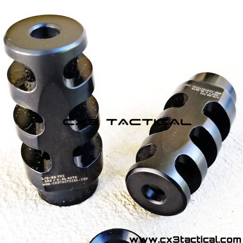 Competition Muzzle Brake Compensator .223 5.56 1/228 Crush Washer