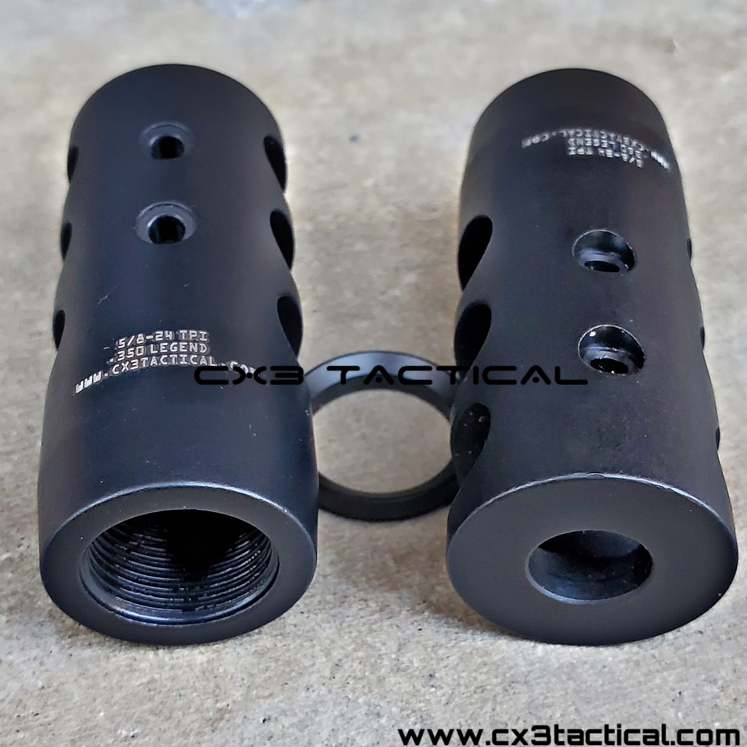 .350 Legend Muzzle Brake Compensator 350 Legend Comp Brake 5/824 TPI