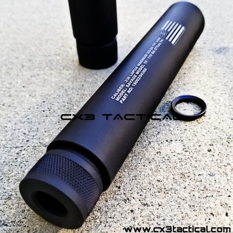 .338 Lapua Magnum Muzzle Brake Can Compensator Savage Model 10 110 BA ...