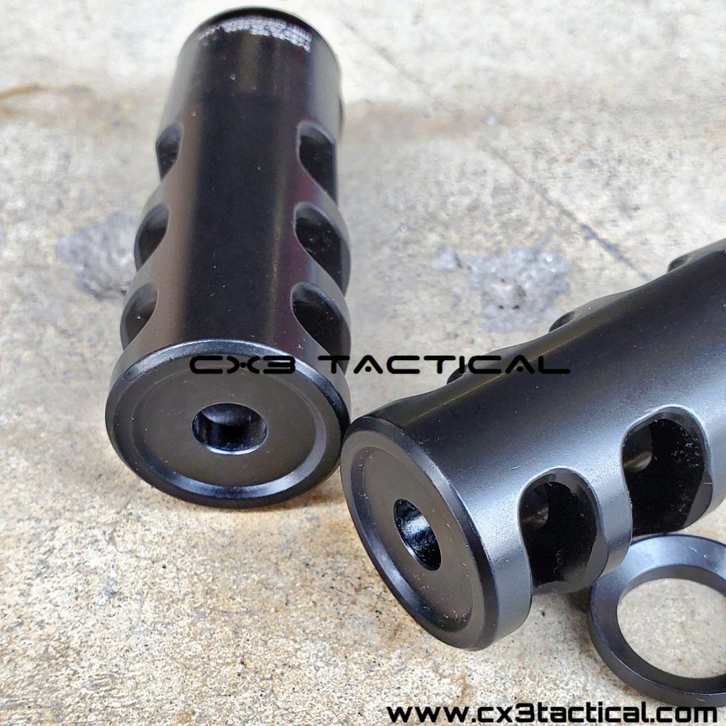 .223 5.56 Competition Muzzle Brake Compensator Crown Comp 1/2-28 TPI 1 ...